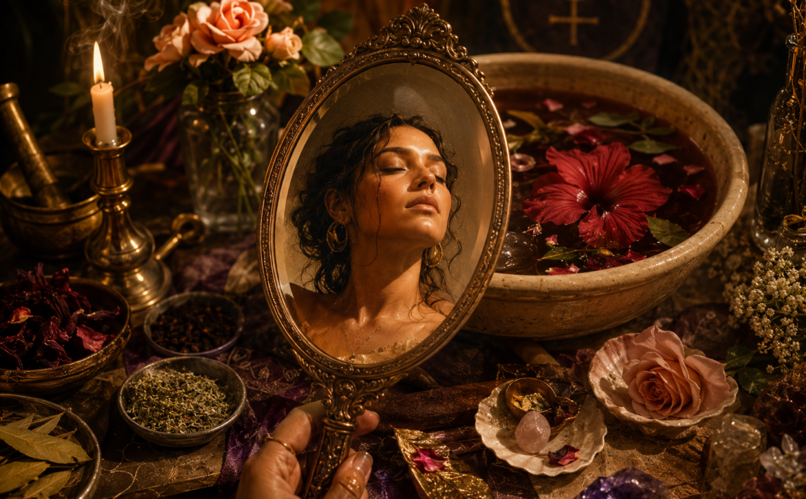 O espelho de Vênus: beleza, mitologia, ervas e um ritual simples para você fazer na sua casa e trazer estrutura para sua vida amorosa