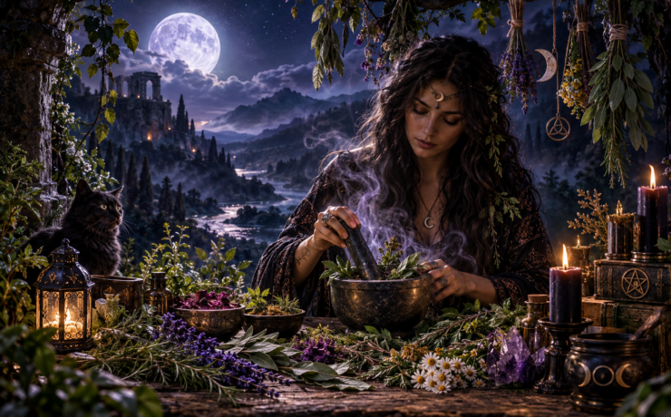 O Poder Oculto das Ervas: Como a Magia Ancestral das Ervas Transforma a Prática da Bruxaria